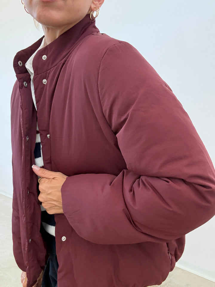 BOMBER ROSALIA BORDEAUX