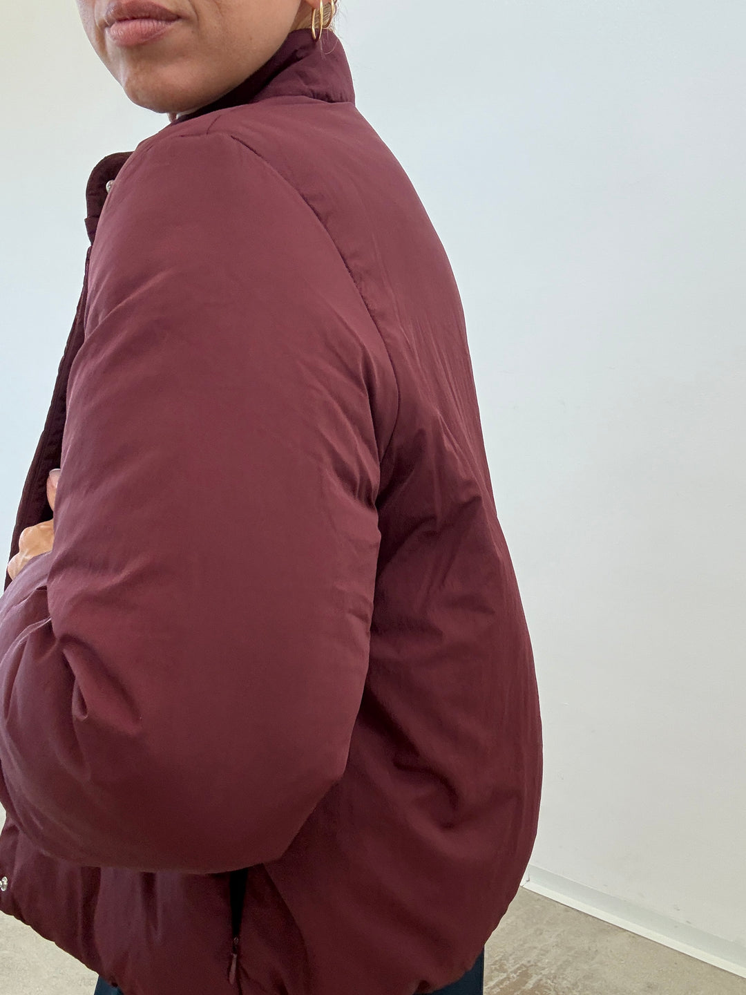 BOMBER ROSALIA BORDEAUX