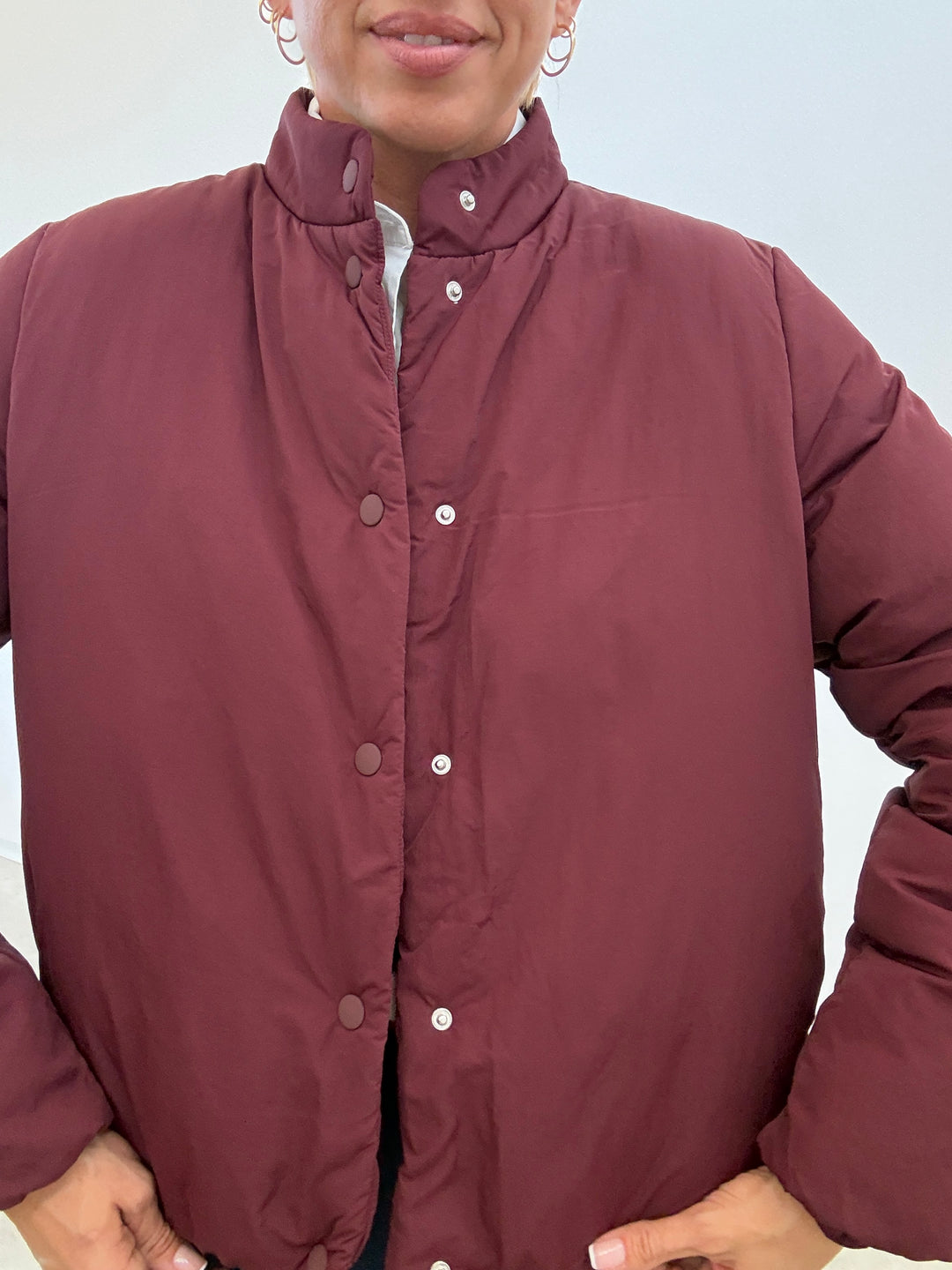 BOMBER ROSALIA BORDEAUX