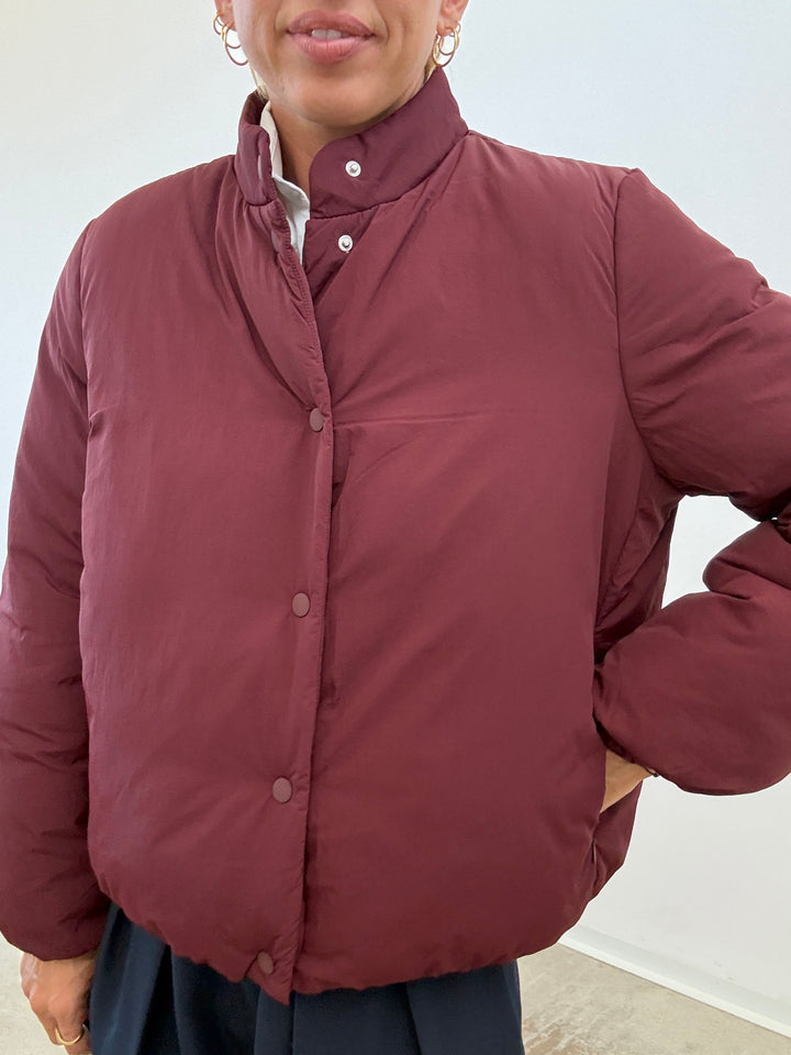 BOMBER ROSALIA BORDEAUX