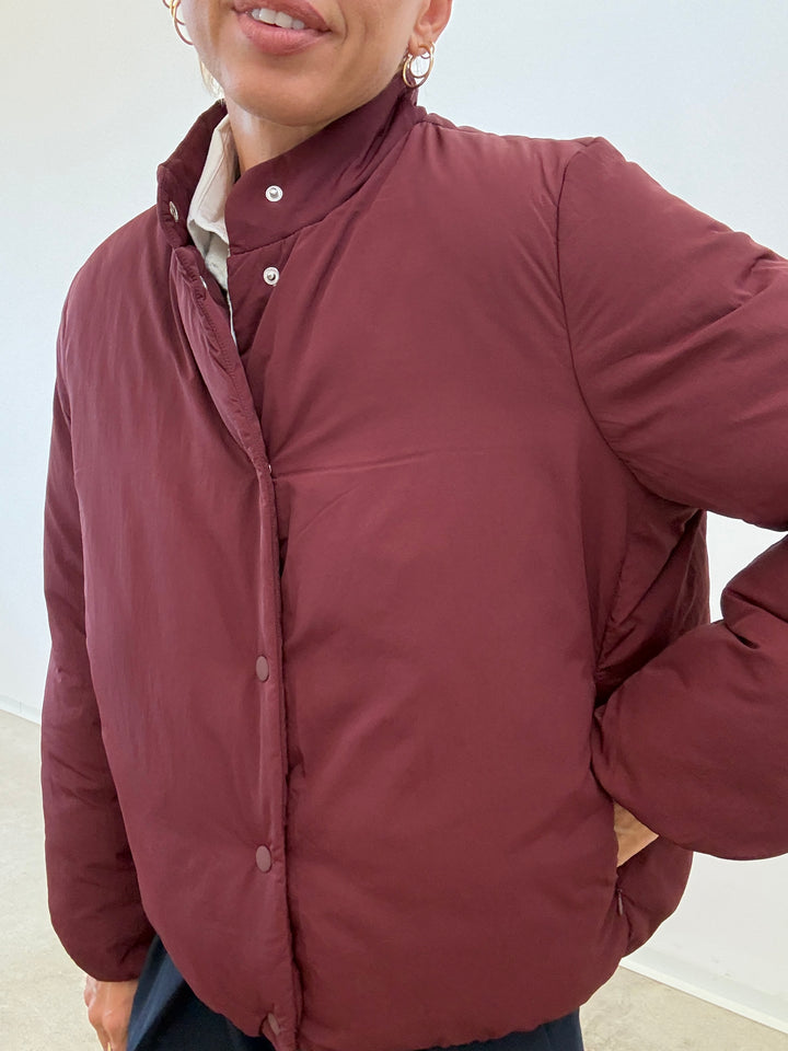 BOMBER ROSALIA BORDEAUX