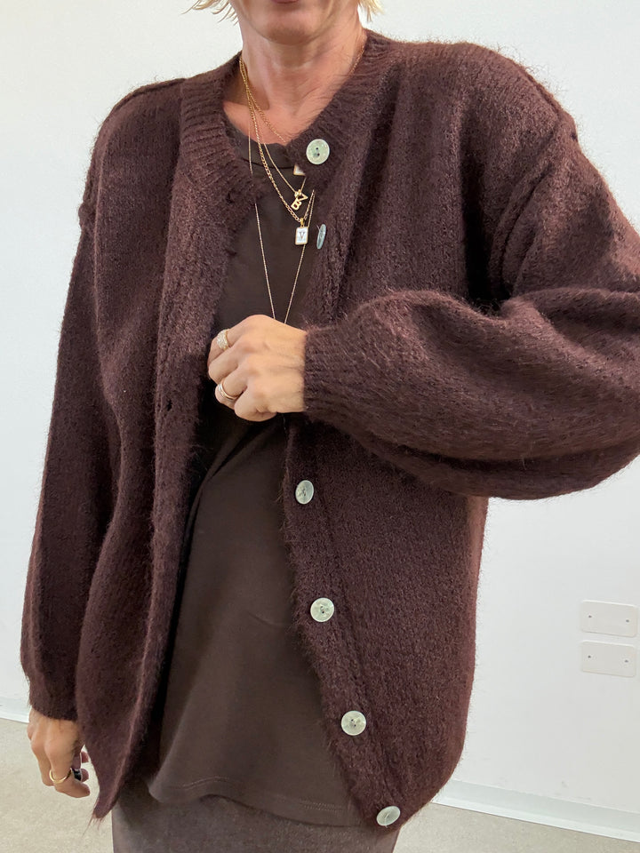 CARDIGAN CLARISSA CIOCCOLATO