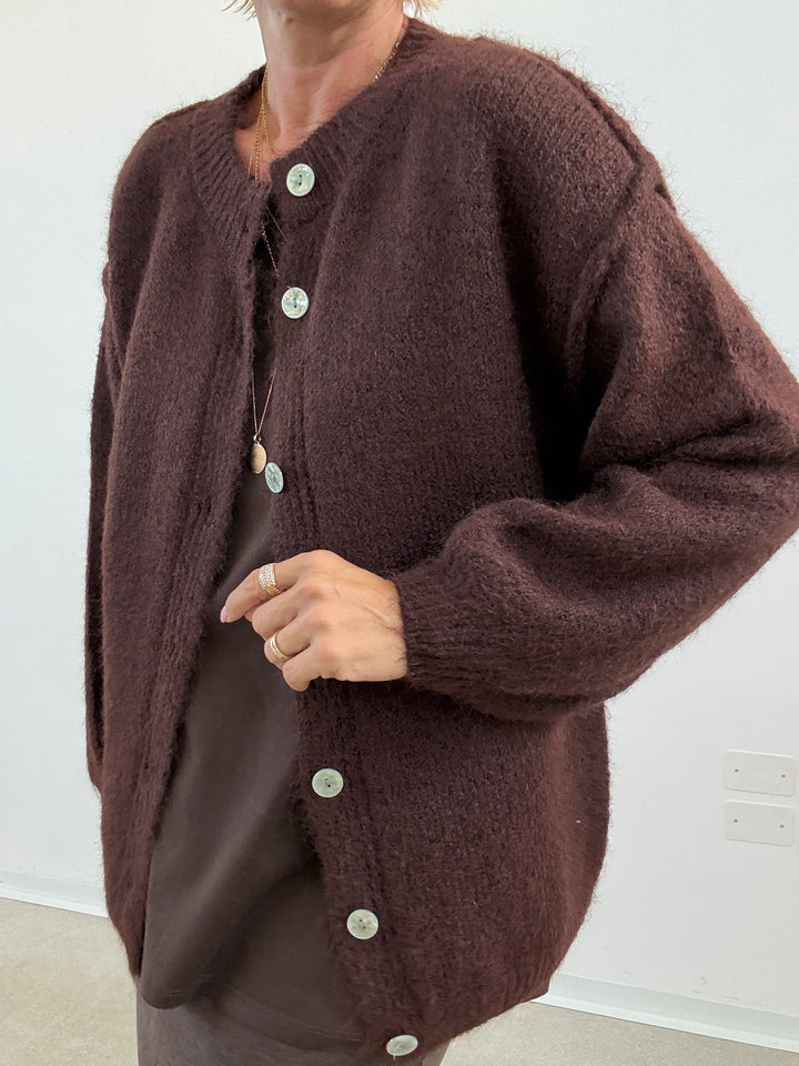 CARDIGAN CLARISSA CIOCCOLATO