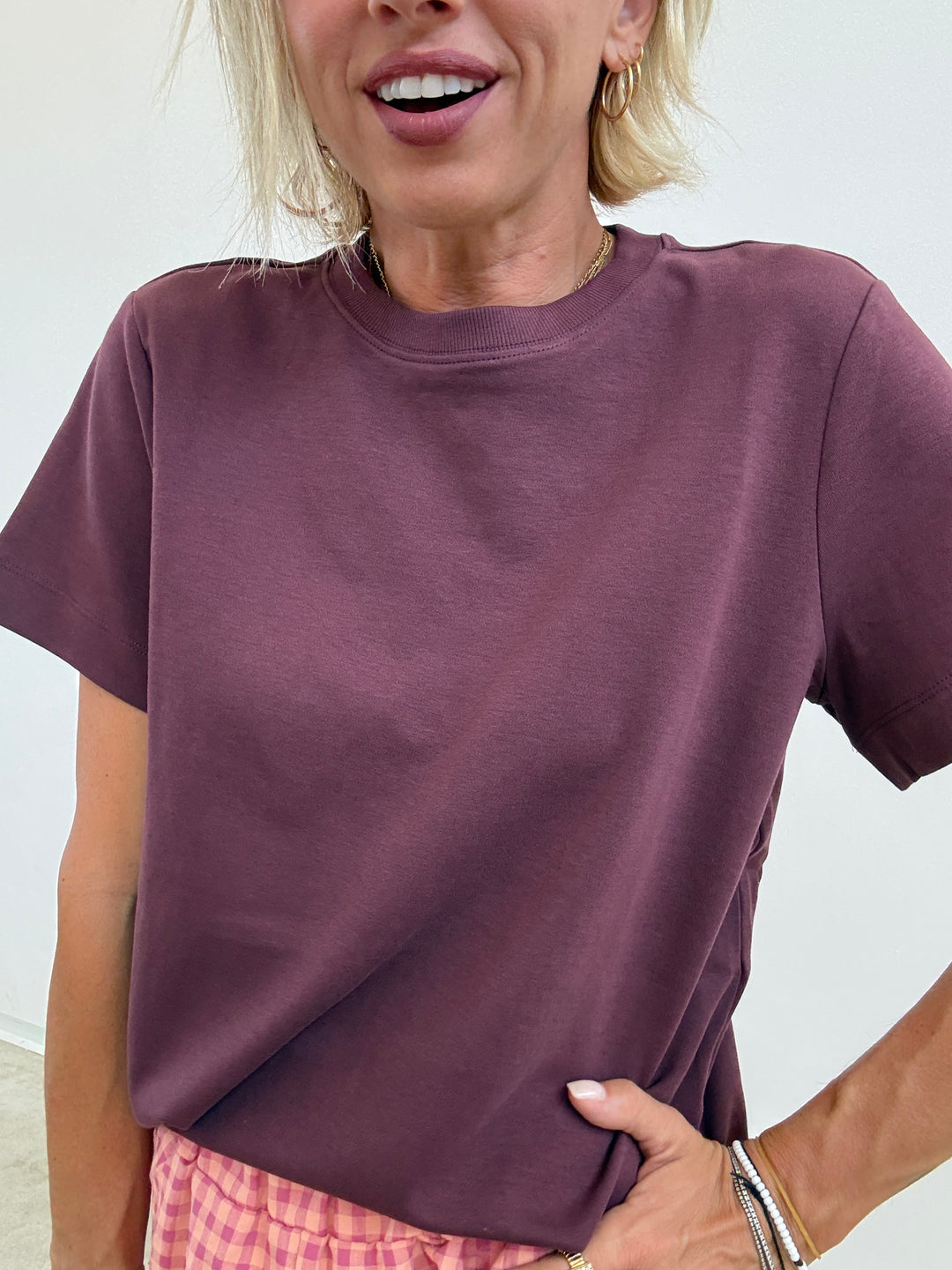 TSHIRT NAIMA RED GRAPES