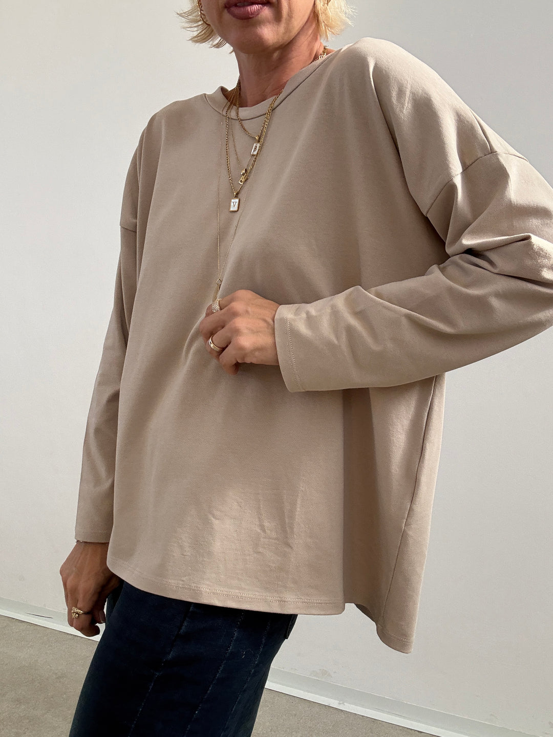 TSHIRT SOFIA BASIC BEIGE