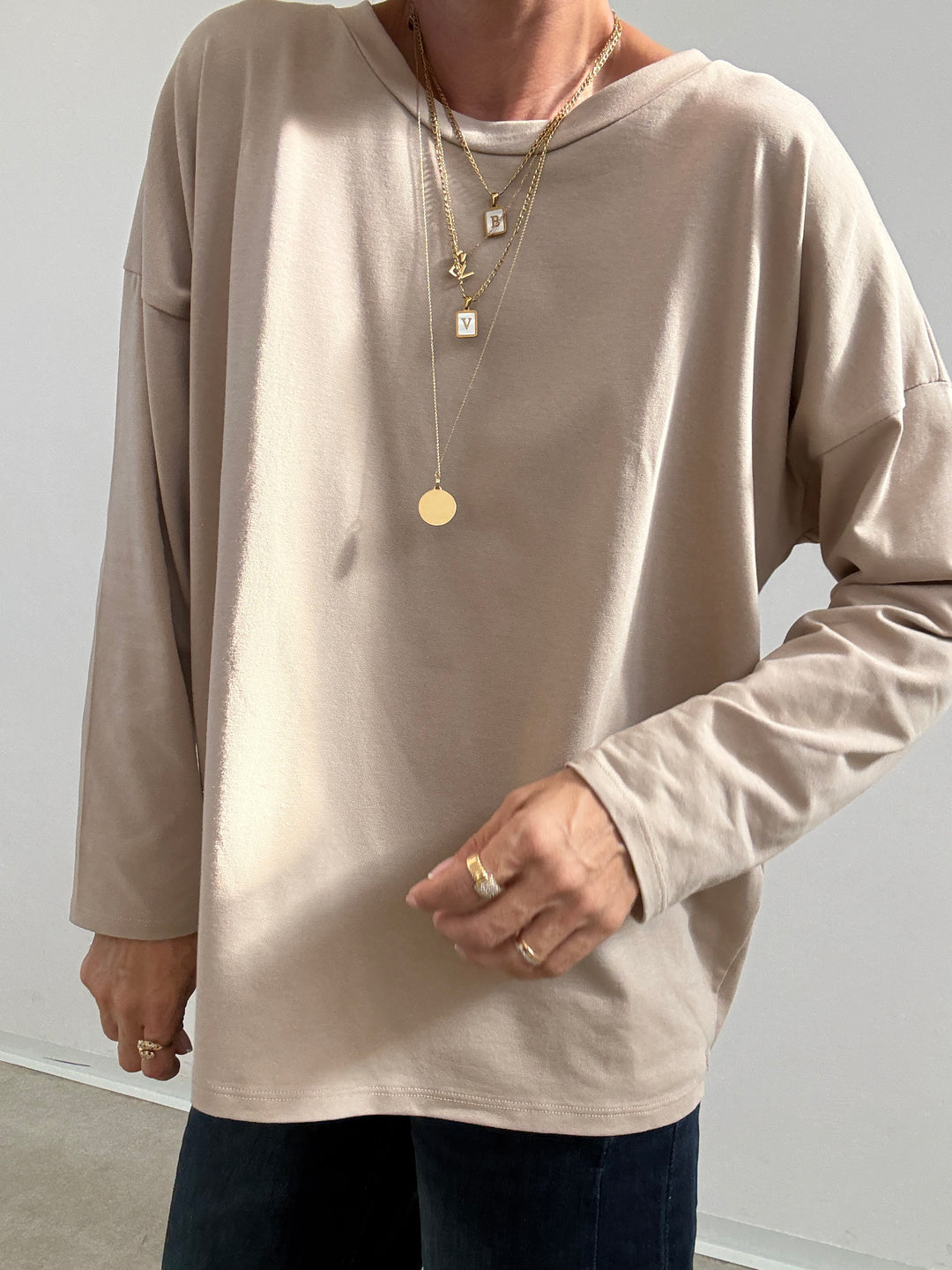 TSHIRT SOFIA BASIC BEIGE