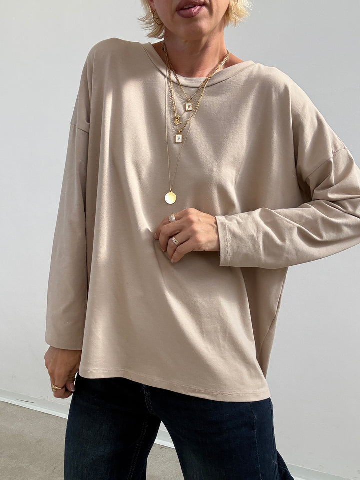 TSHIRT SOFIA BASIC BEIGE