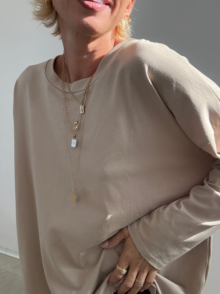 TSHIRT SOFIA BASIC BEIGE