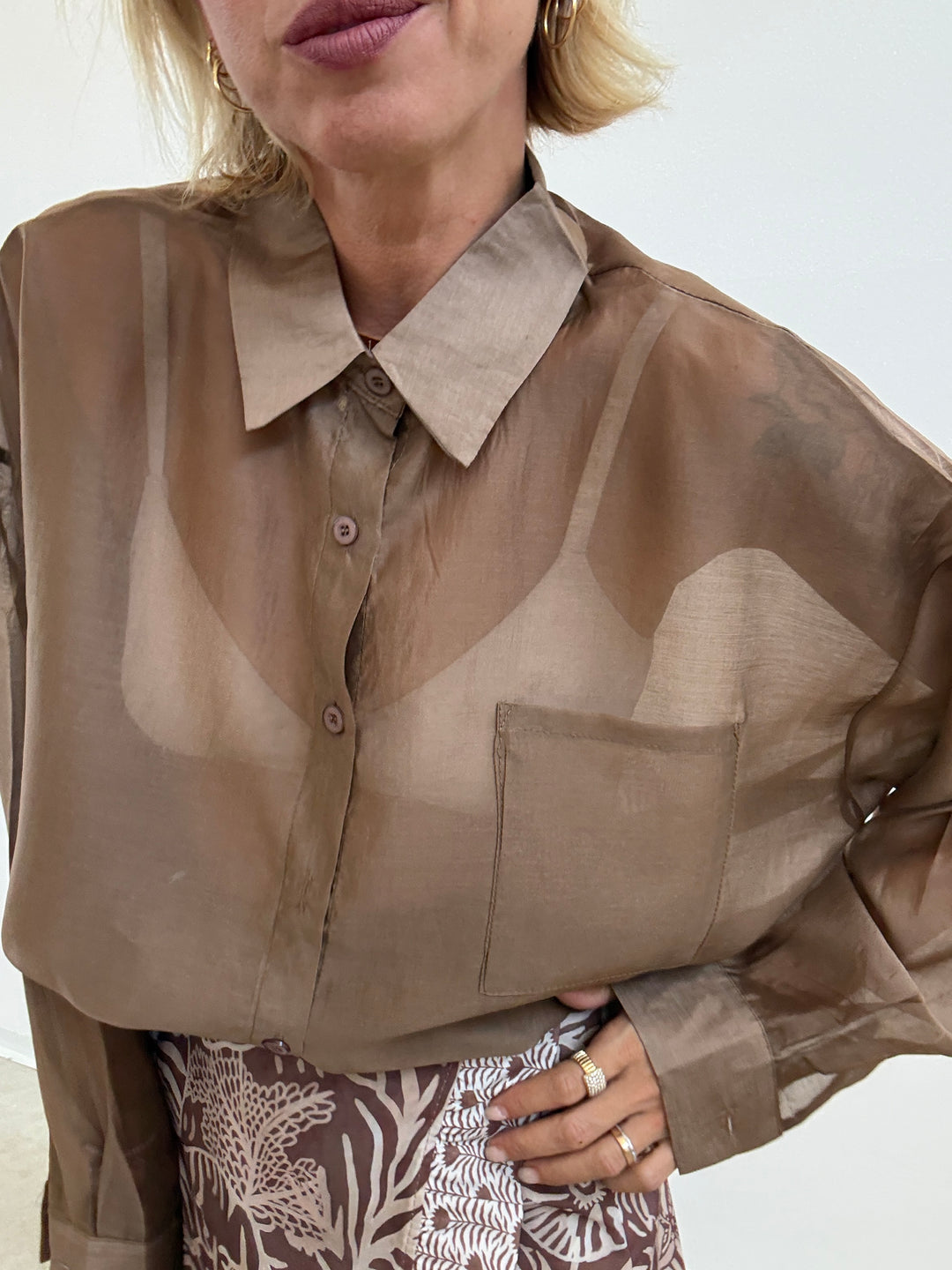 CAMICIA OLGA SABBIA