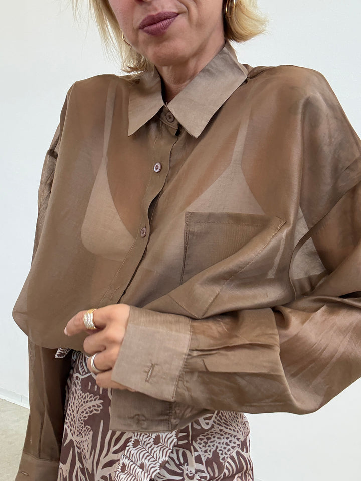 CAMICIA OLGA SABBIA