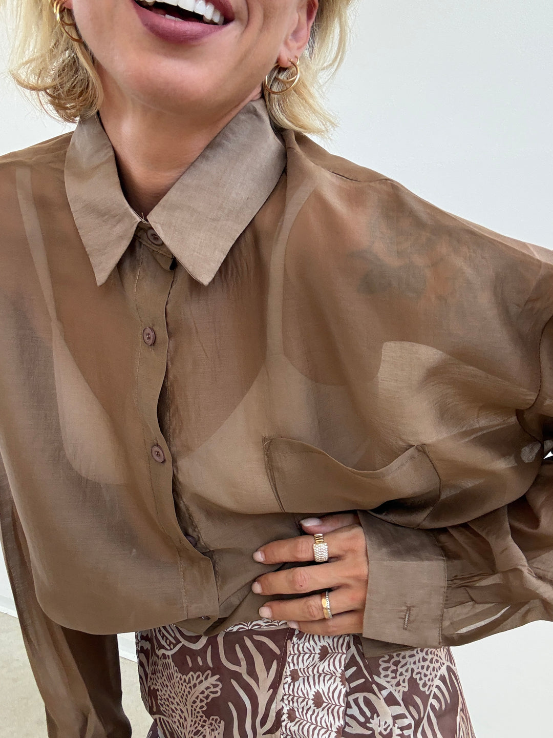CAMICIA OLGA SABBIA