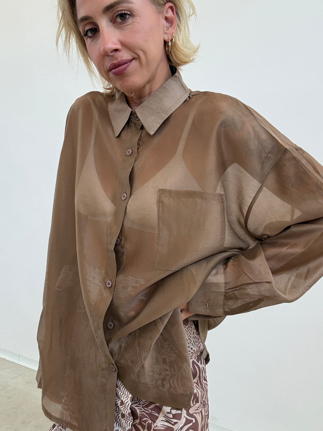 CAMICIA OLGA SABBIA