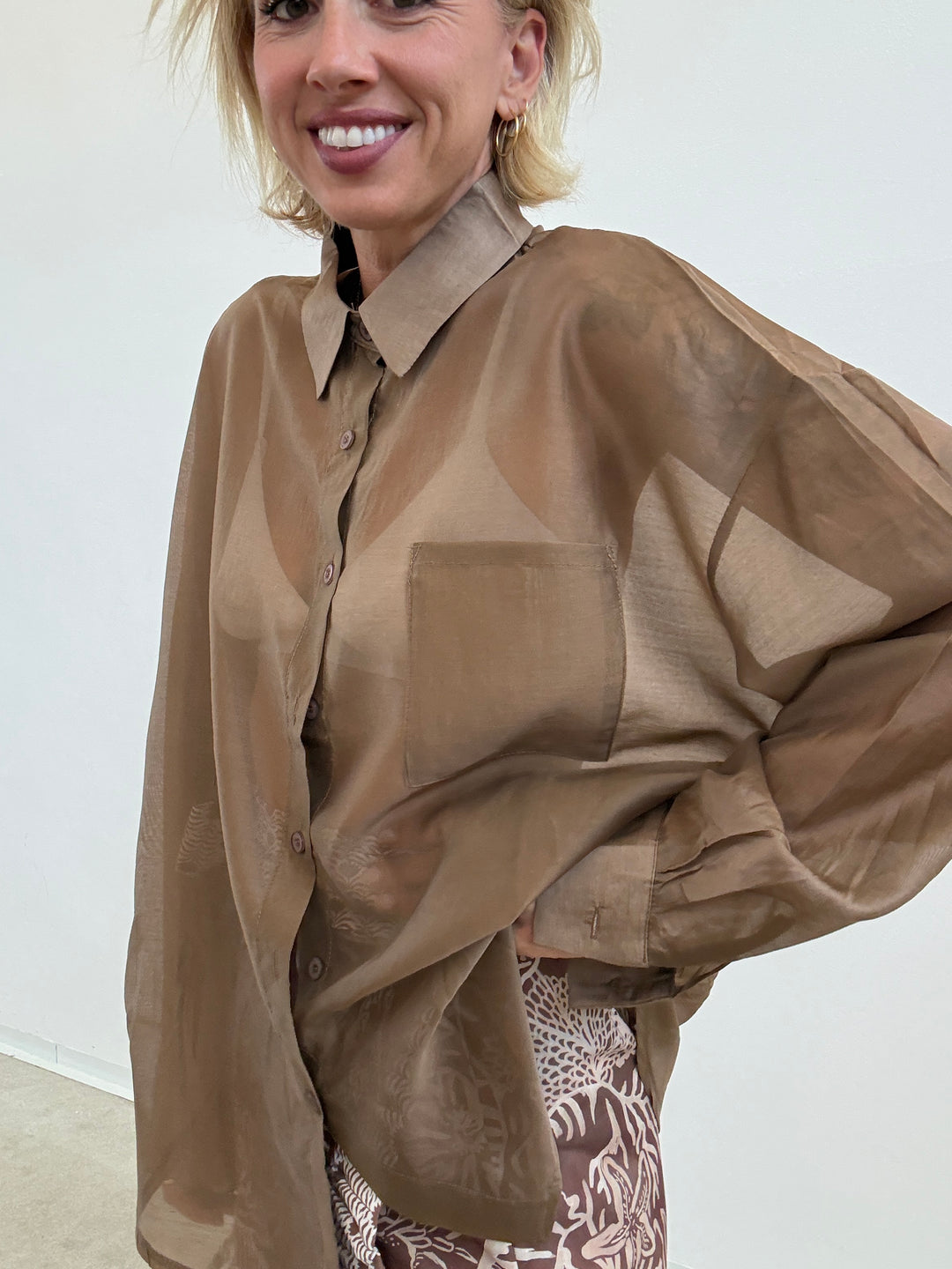 CAMICIA OLGA SABBIA