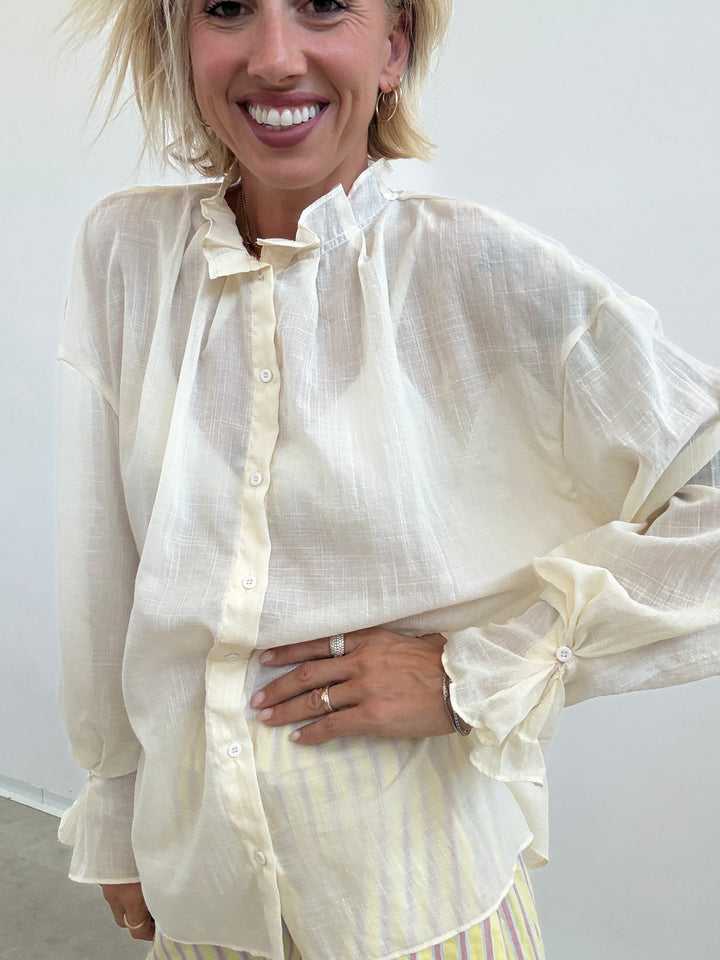 CAMICIA LUCILLA BURRO