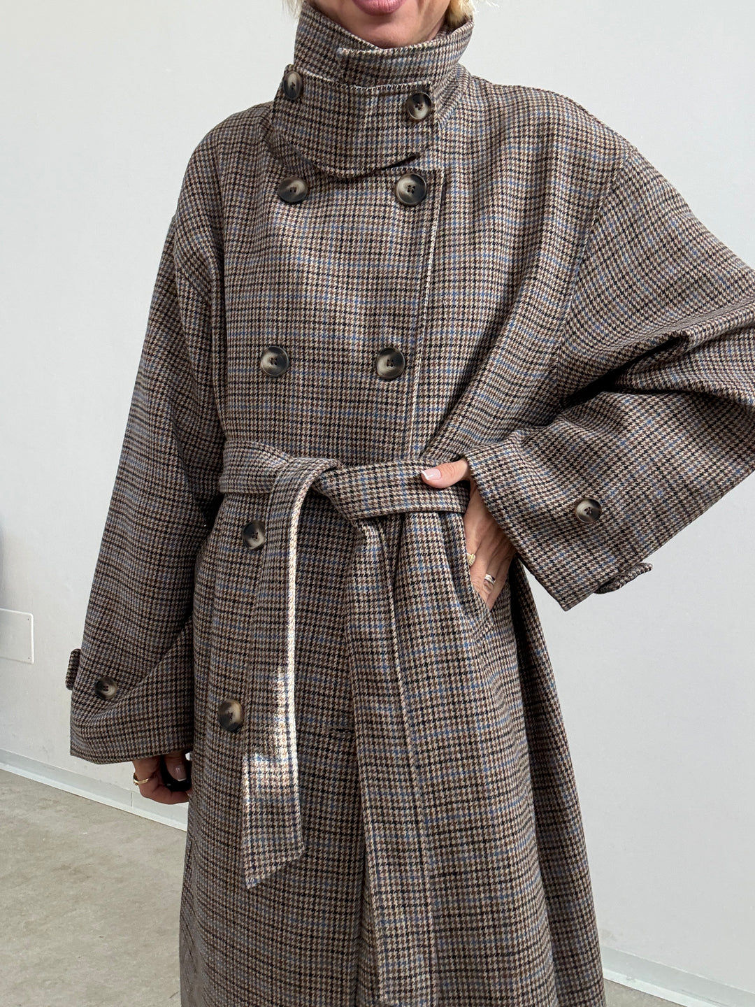 CAPPOTTO LUISA PIED DE POULE