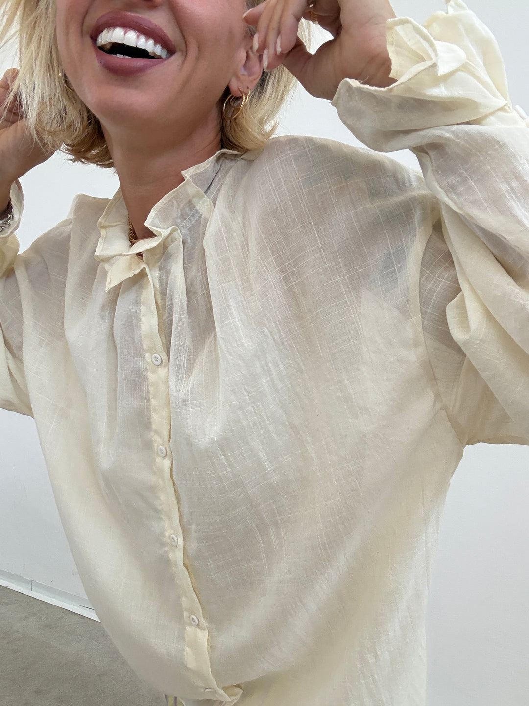 CAMICIA LUCILLA BURRO