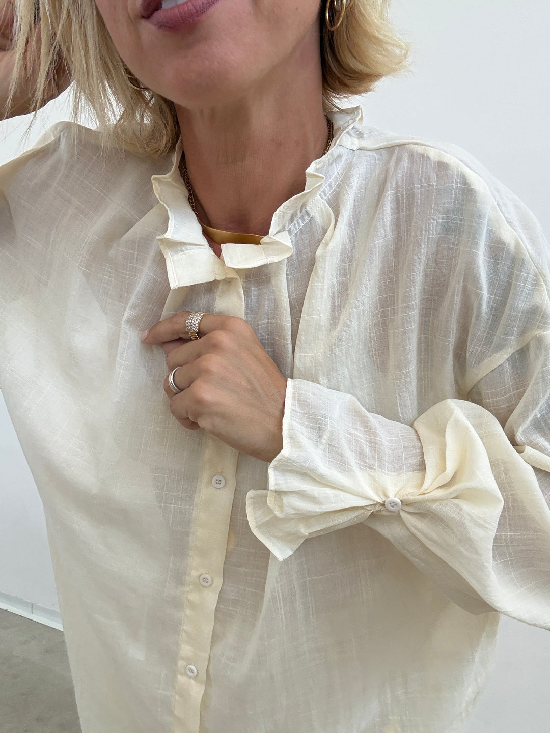 CAMICIA LUCILLA BURRO