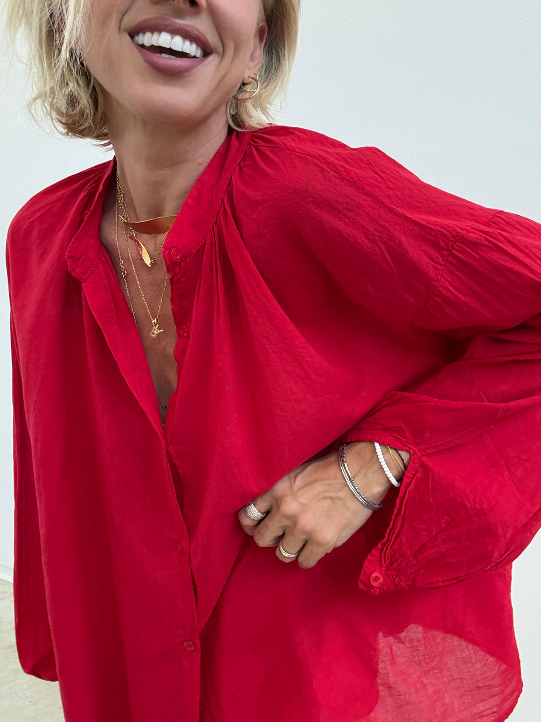 CAMICIA MUSSOLA PEPERONCINO
