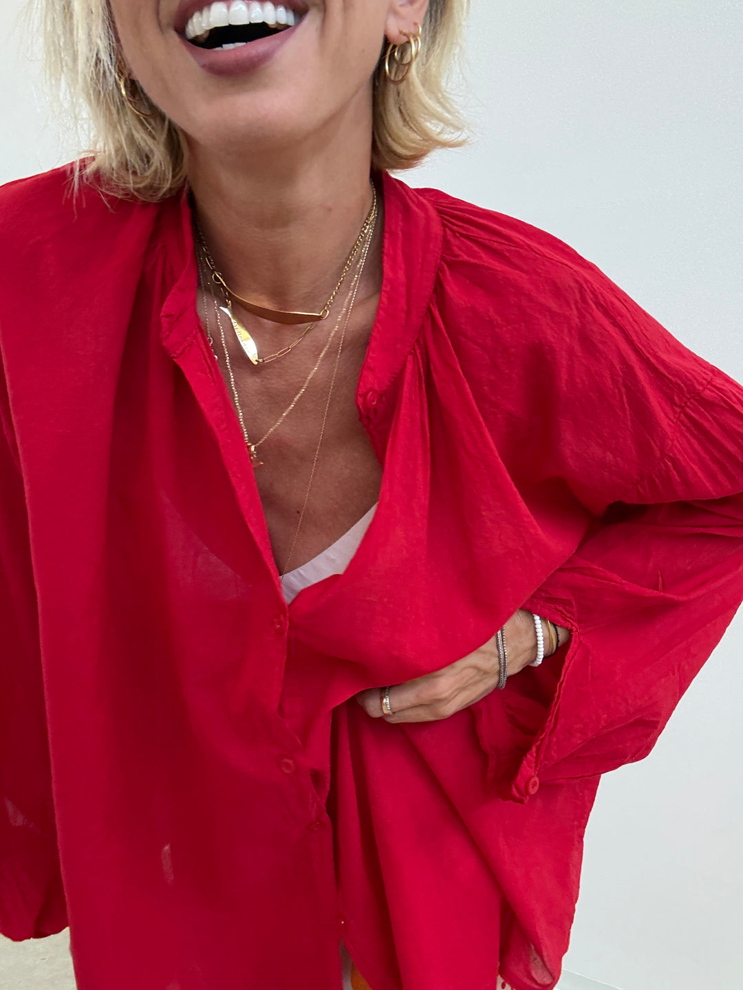 CAMICIA MUSSOLA PEPERONCINO