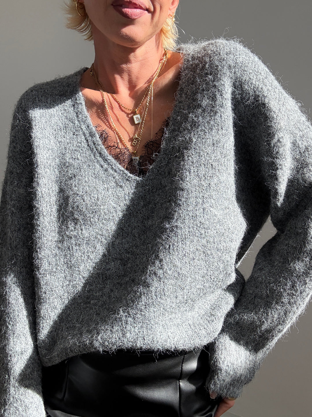 PULL SCOLLO PIZZO MIDGREY