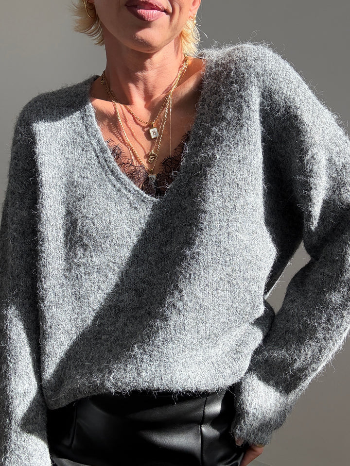 PULL SCOLLO PIZZO MIDGREY