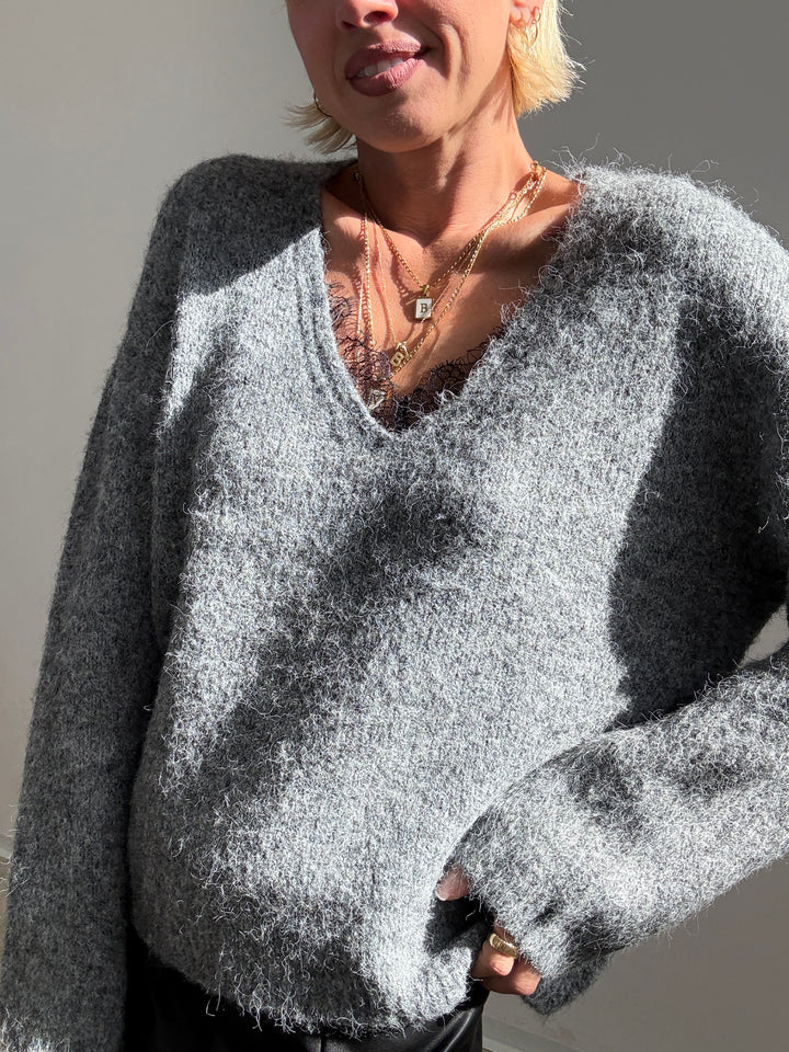 PULL SCOLLO PIZZO MIDGREY
