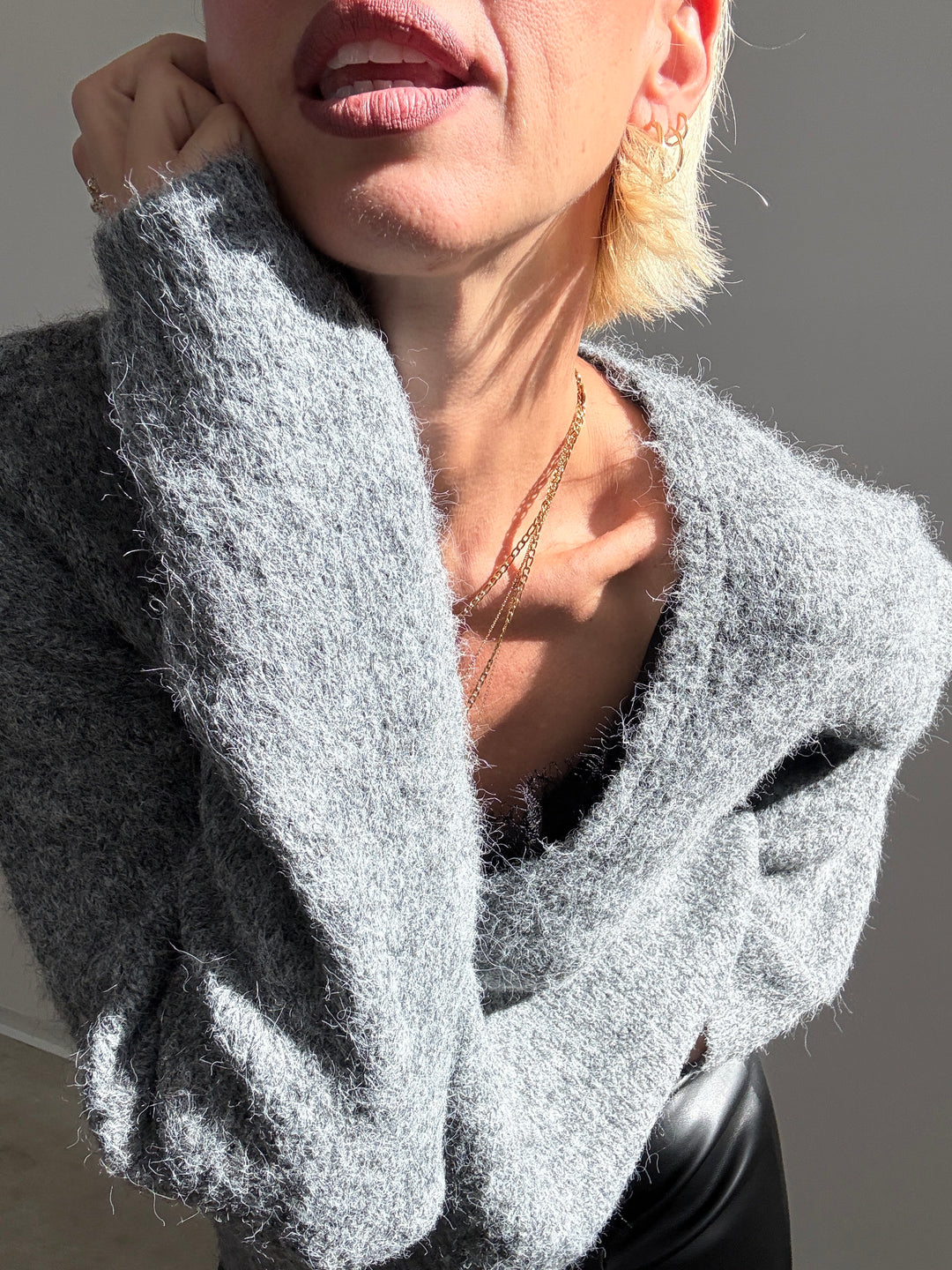 PULL SCOLLO PIZZO MIDGREY