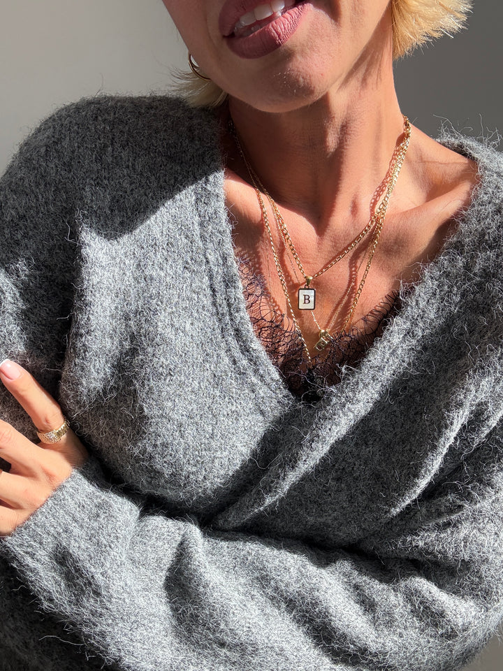 PULL SCOLLO PIZZO MIDGREY