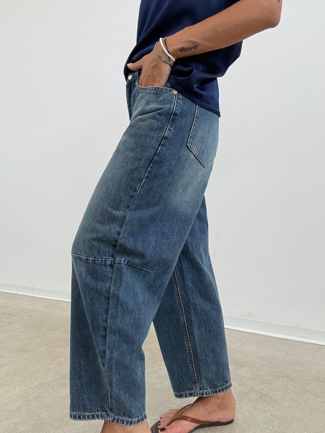 DENIM BAGGY BLUEWASH