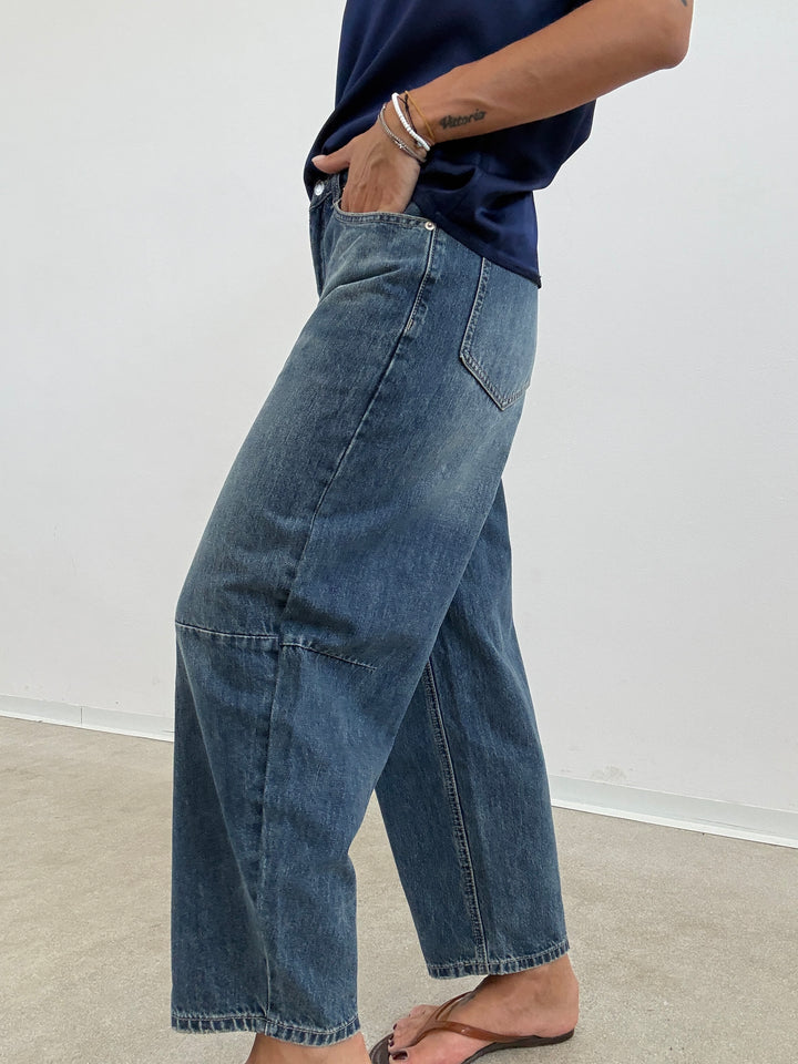 DENIM BAGGY BLUEWASH