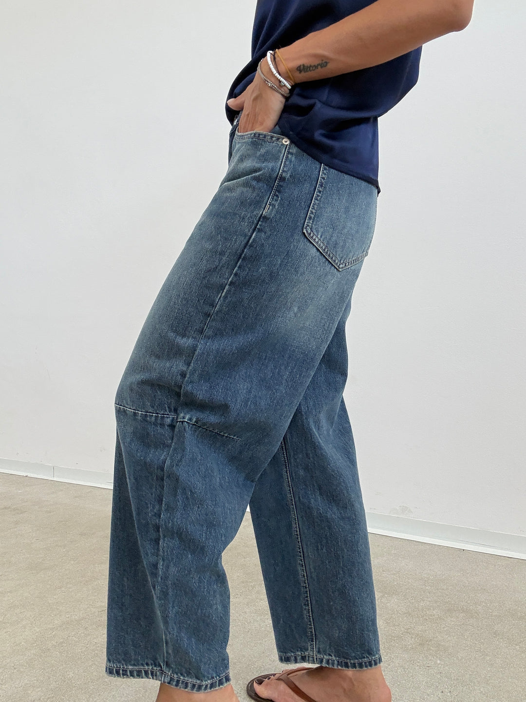 DENIM BAGGY BLUEWASH