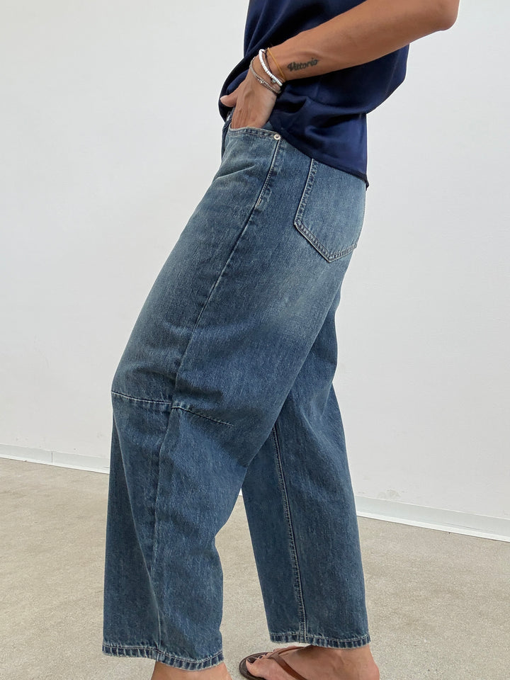 DENIM BAGGY BLUEWASH