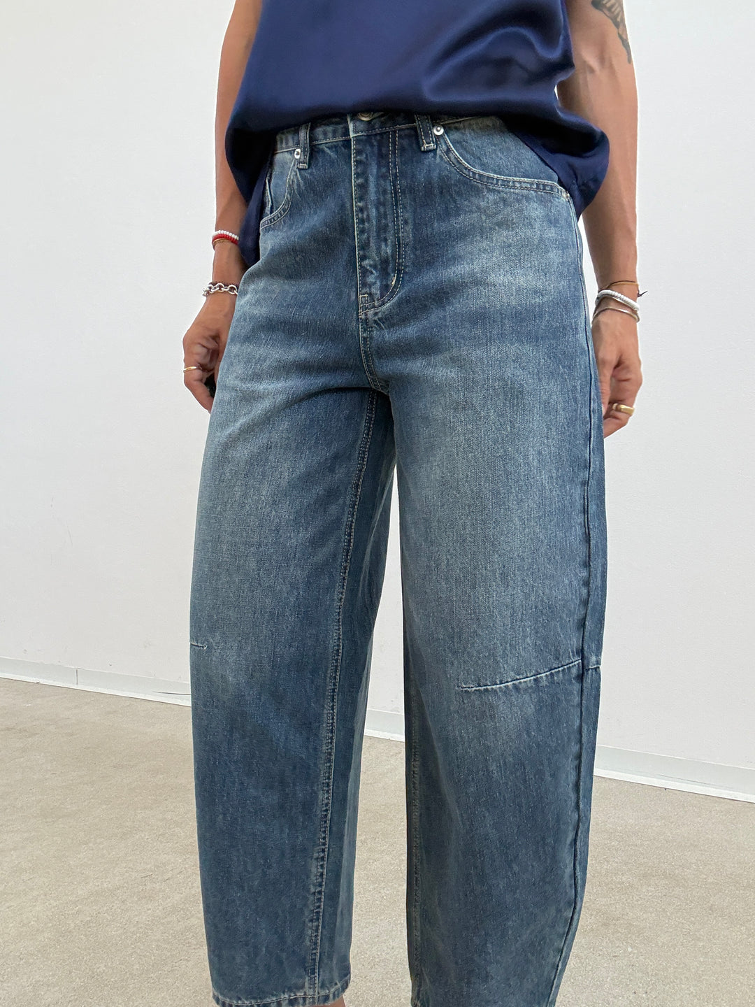 DENIM BAGGY BLUEWASH