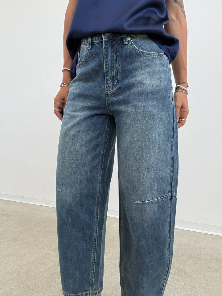 DENIM BAGGY BLUEWASH