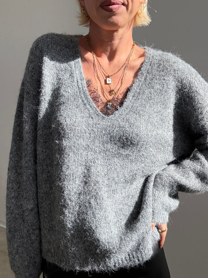 PULL SCOLLO PIZZO MIDGREY