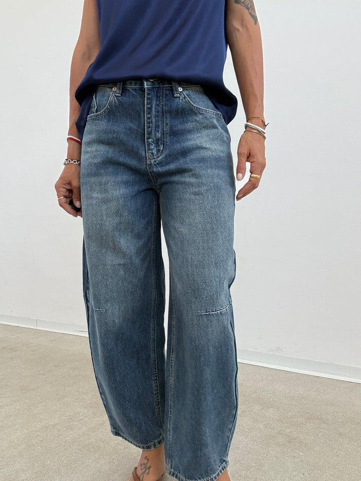 DENIM BAGGY BLUEWASH