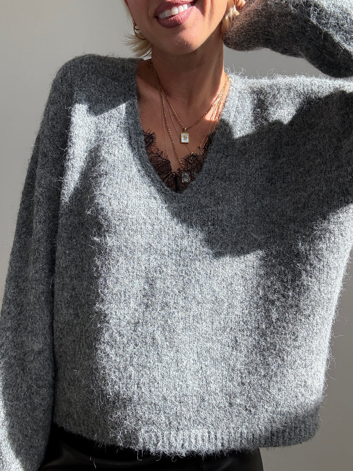 PULL SCOLLO PIZZO MIDGREY