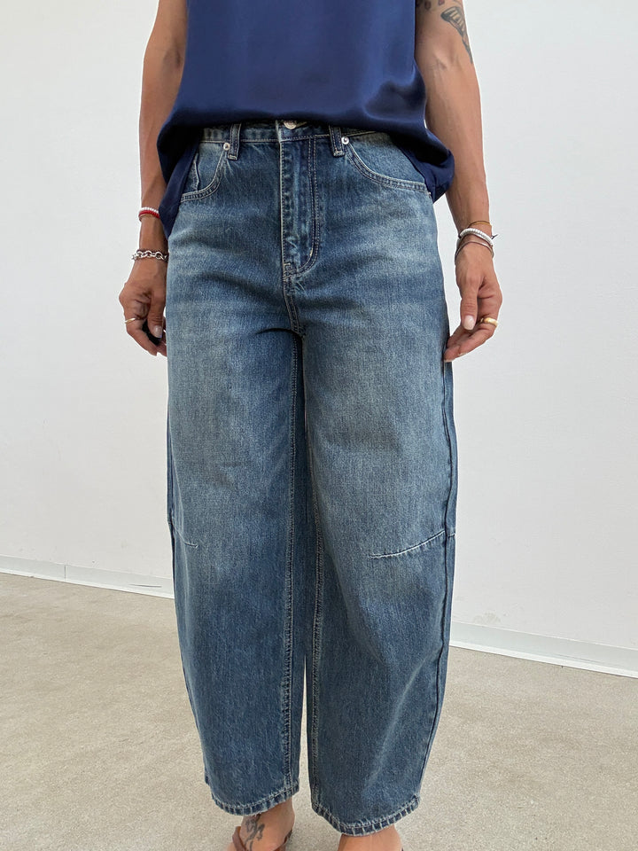DENIM BAGGY BLUEWASH