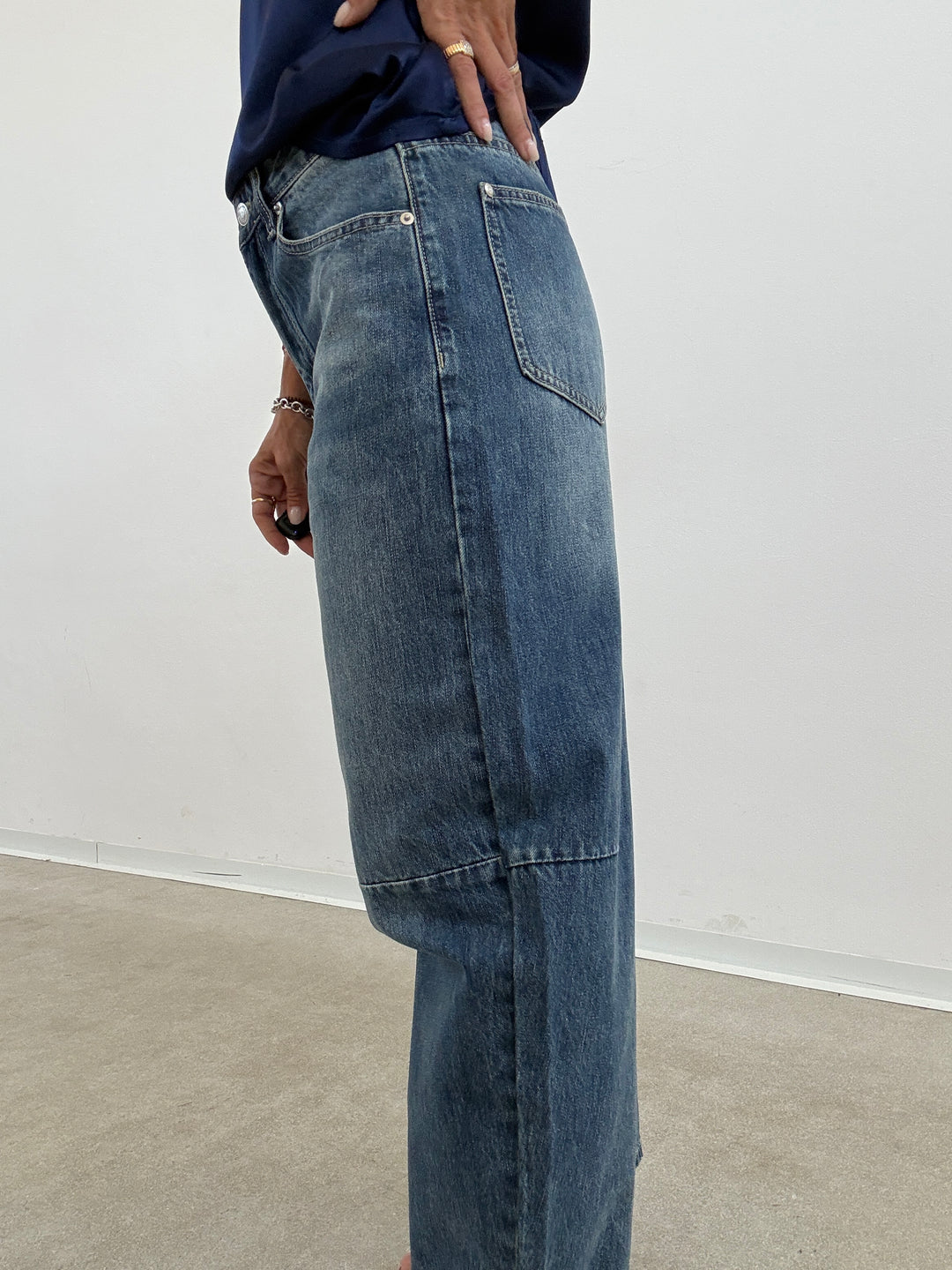 DENIM BAGGY BLUEWASH