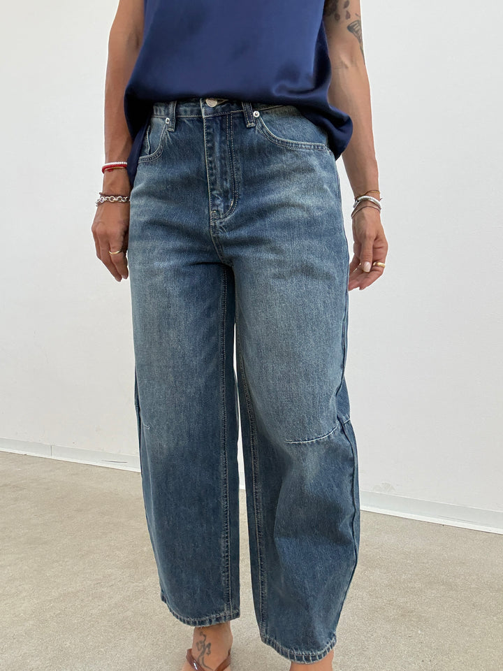 DENIM BAGGY BLUEWASH