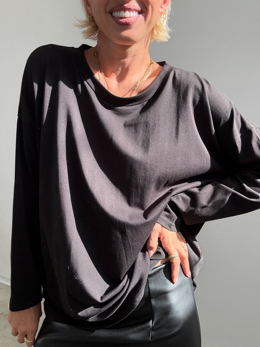 TSHIRT SOFIA BASIC NERO