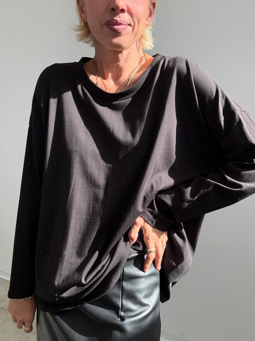 TSHIRT SOFIA BASIC NERO