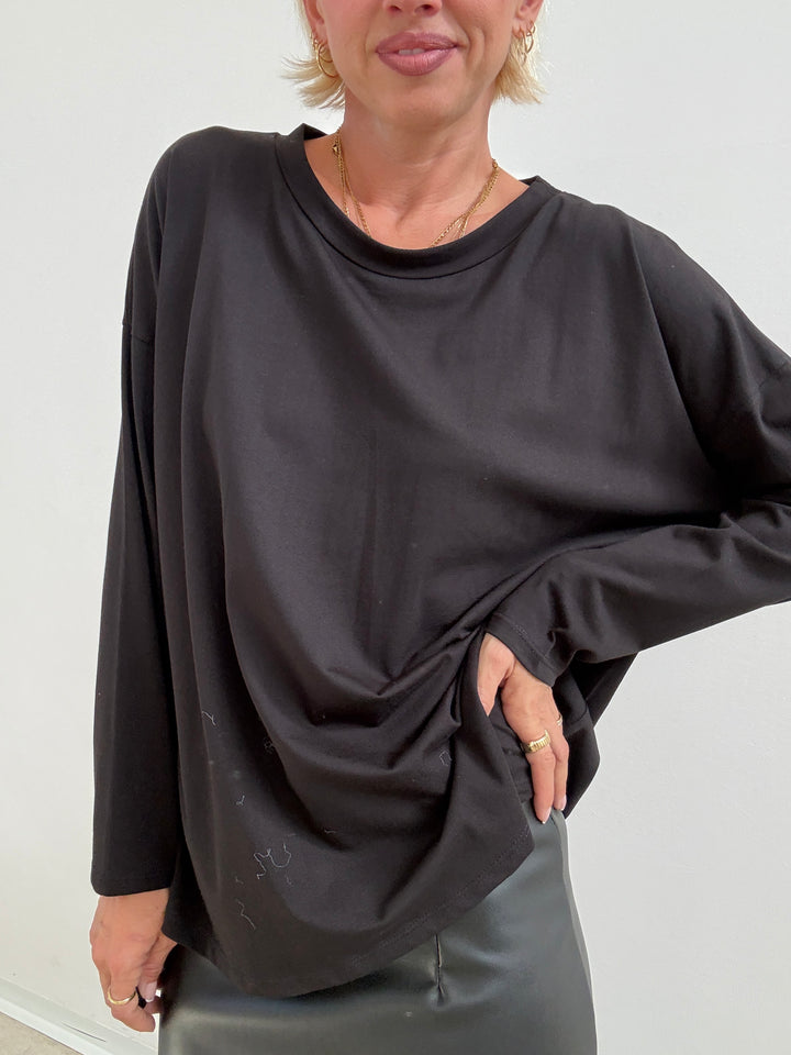 TSHIRT SOFIA BASIC NERO