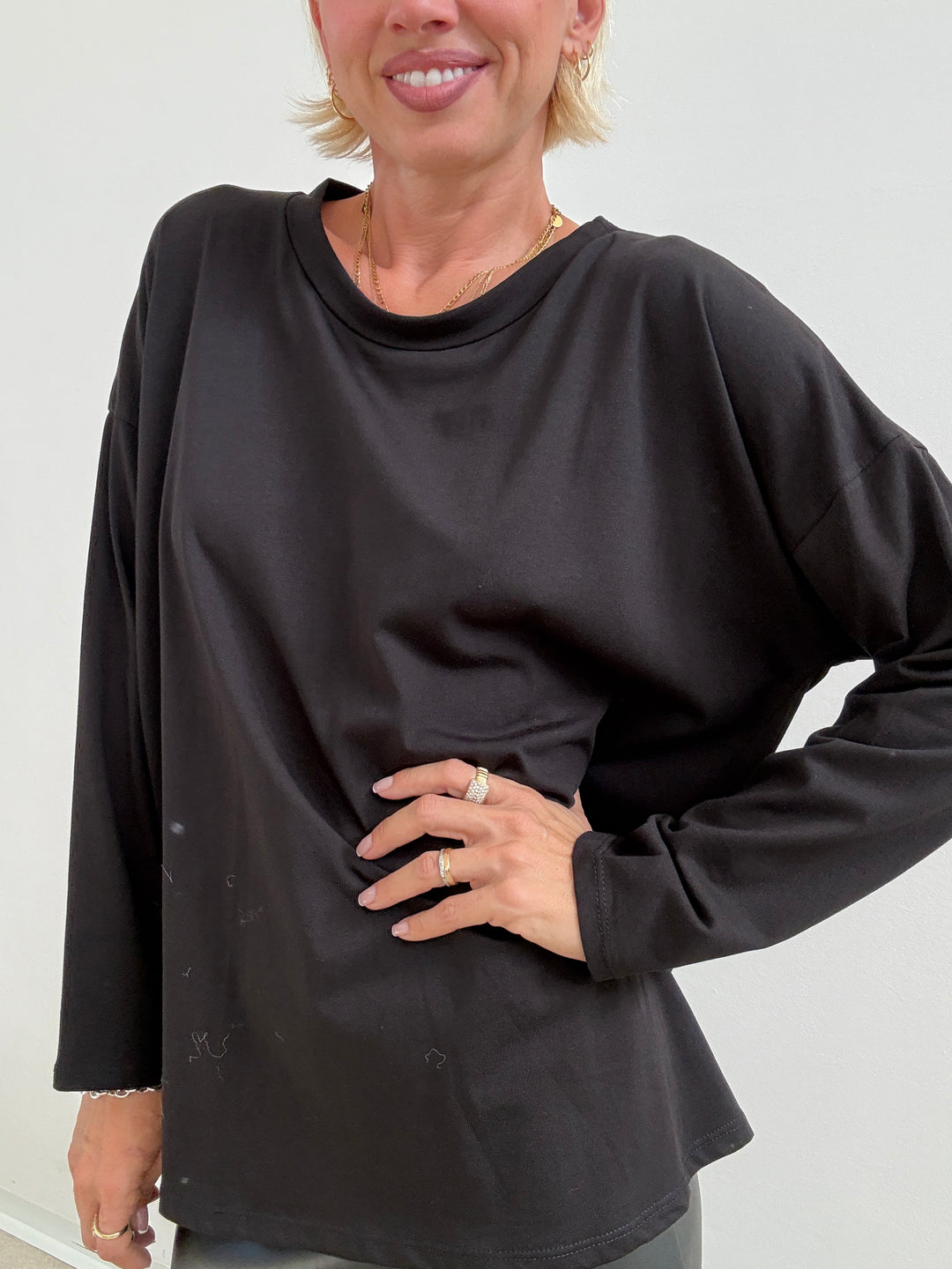 TSHIRT SOFIA BASIC NERO