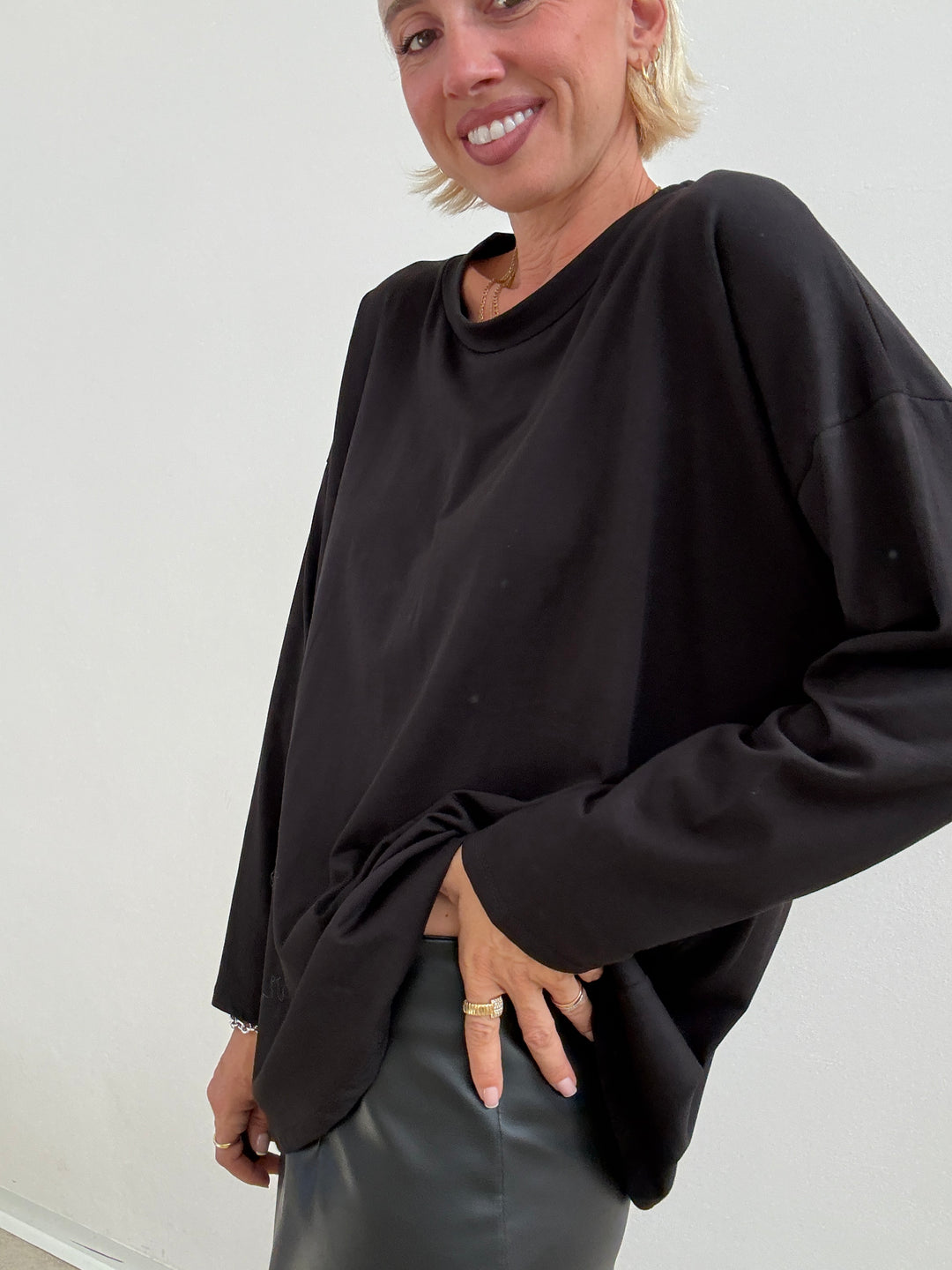TSHIRT SOFIA BASIC NERO