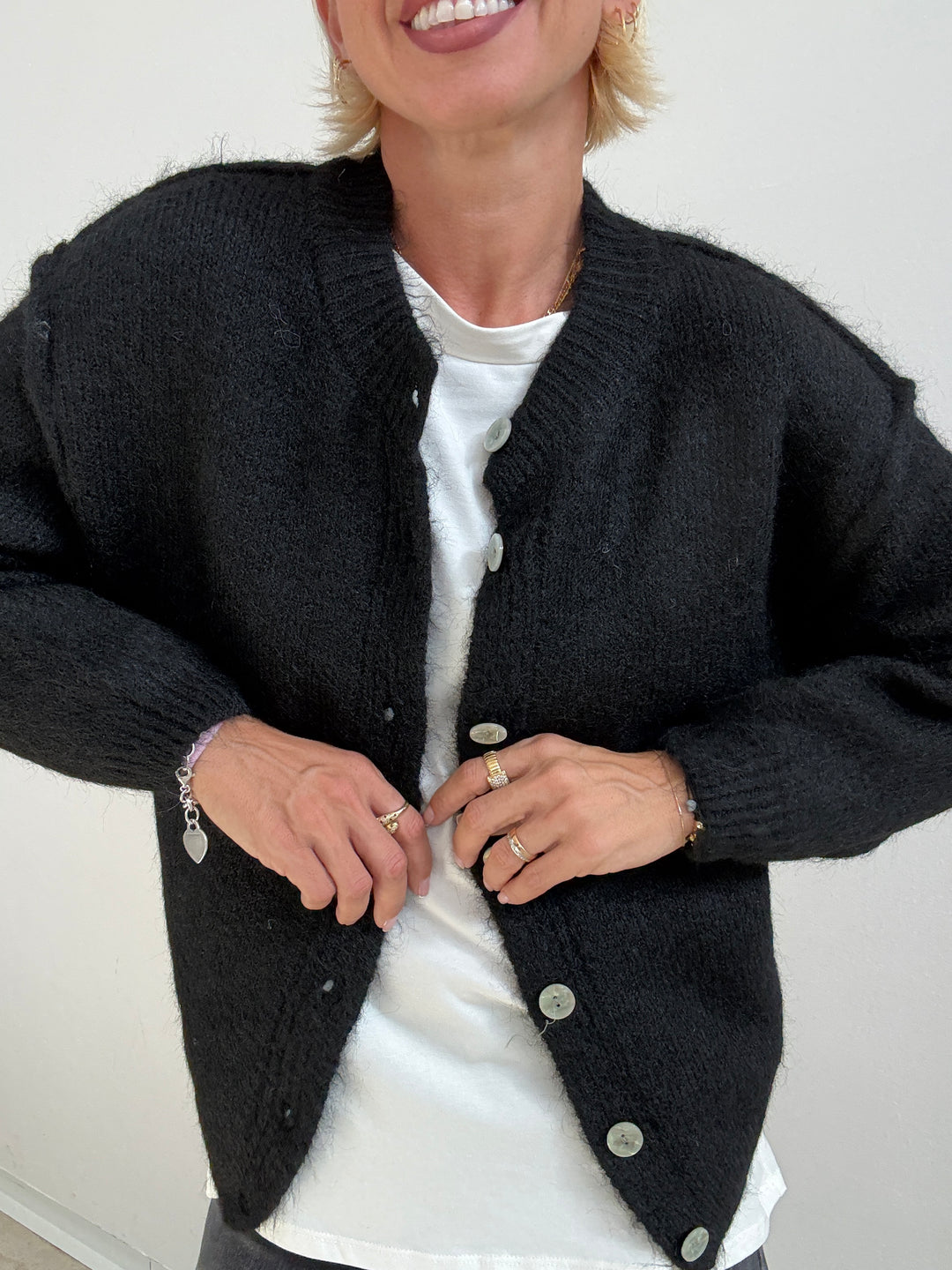 CARDIGAN CLARISSA NERO
