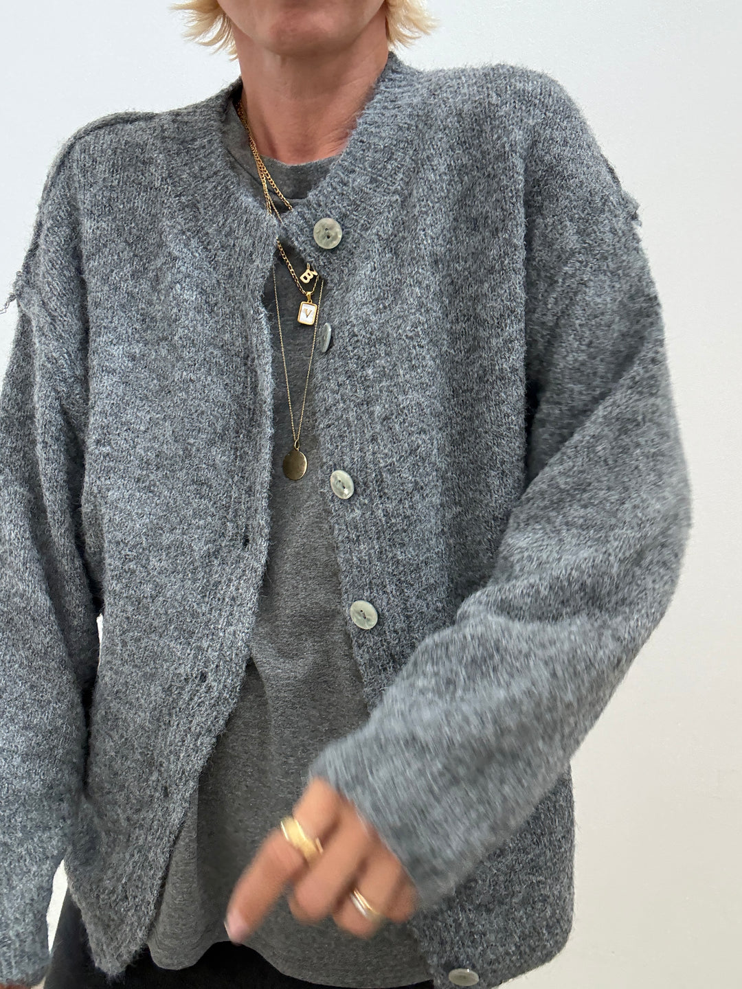 CARDIGAN CLARISSA GRIGIO
