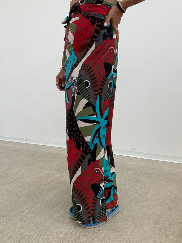 GONNA LUNGA LEOPARDO