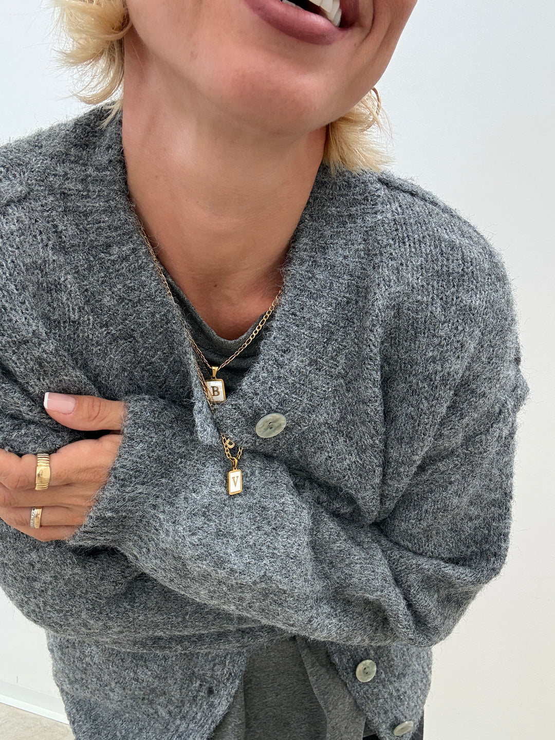 CARDIGAN CLARISSA GRIGIO