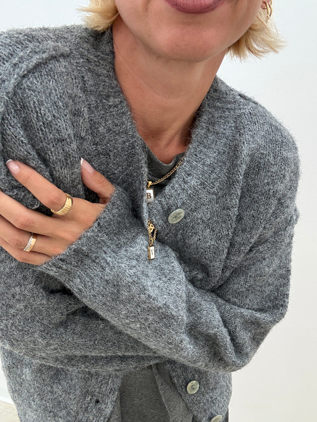 CARDIGAN CLARISSA GRIGIO